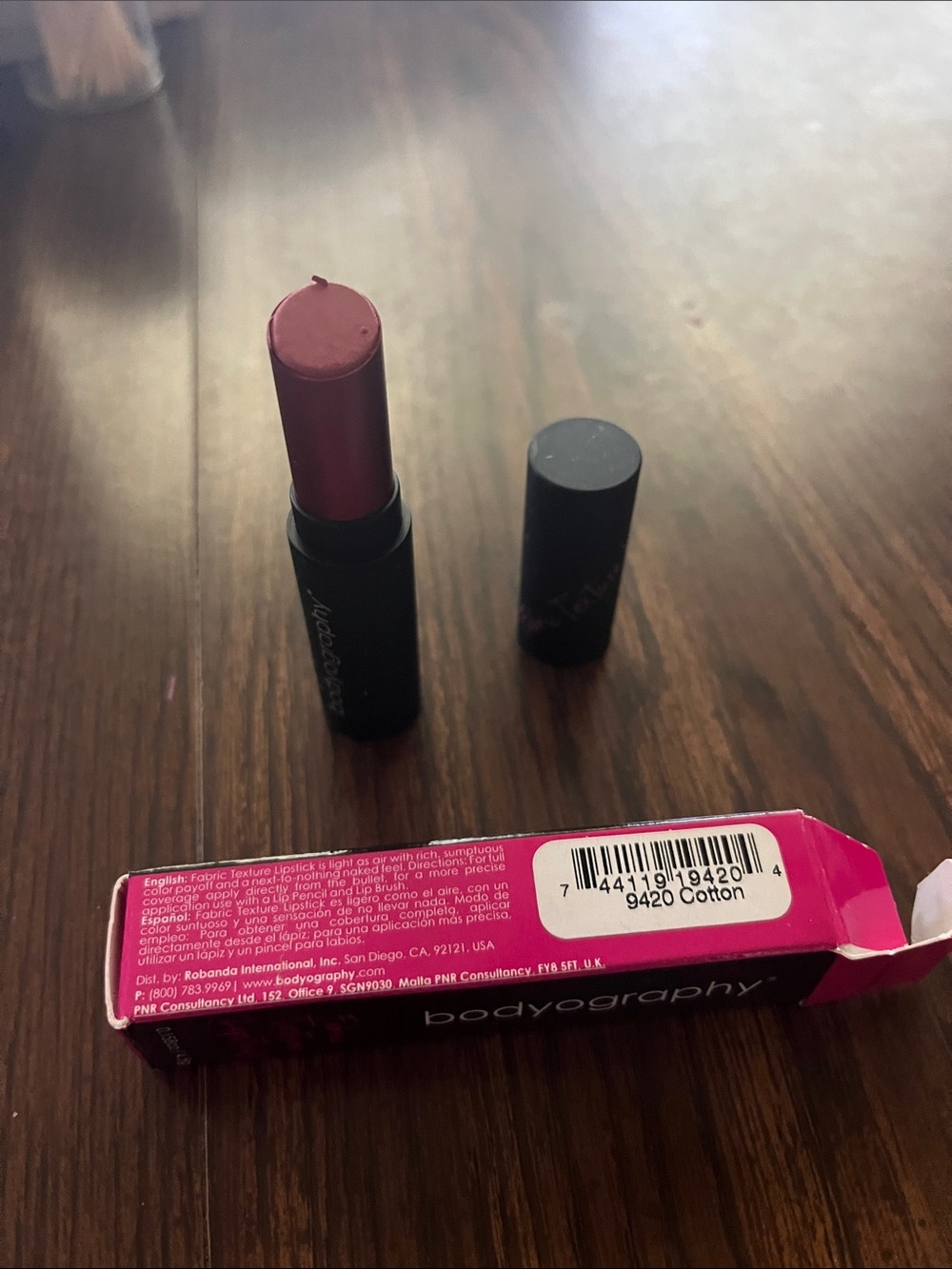 Bodyography fabric texture lipstick in cotton